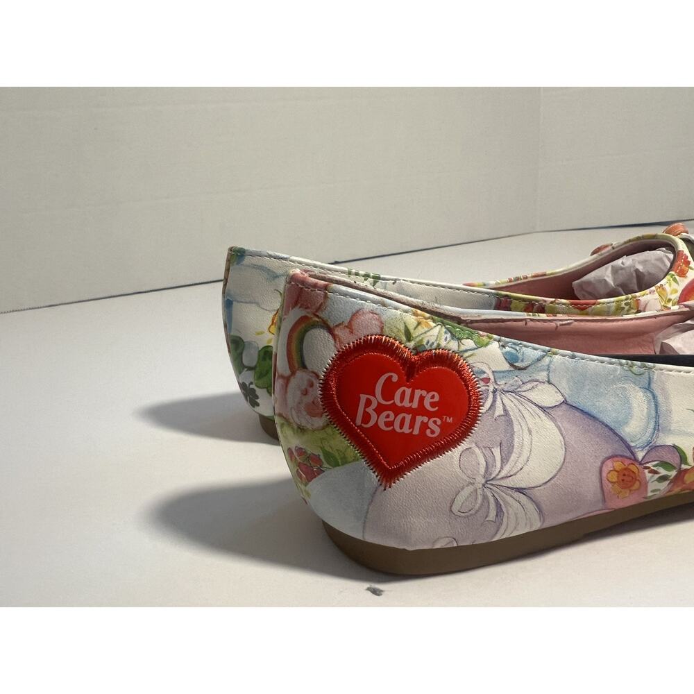 NIB Care Bear Iron Fist Rainbow Flats Size 7 - Picture 4 of 6